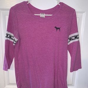 Victoria’s Secret PINK 3/4 Length Sleeve T-shirt